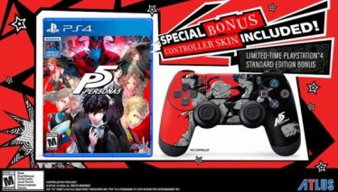 เกม Persona 5 จะมาพร้อมกับสติกเกอร์ ไว้ติดจอย DualShock 4 ลายพิเศษ