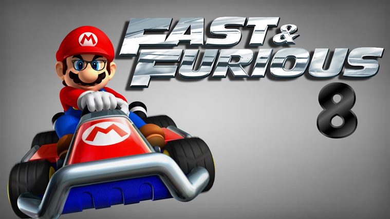 ชมคลิปเต่าฟ้าในตำนานในเกม Mario Kart ไปอยู่ในหนัง Fast 8