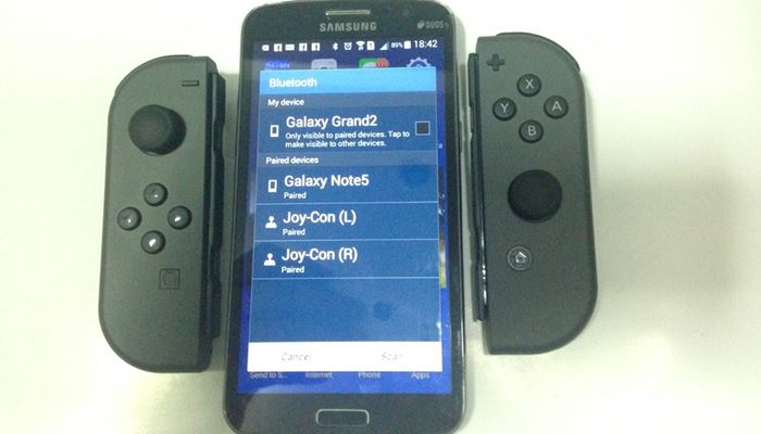Joy-con ของ Nintendo Switch สามารถเชื่อมต่อกับ สมาร์ทโฟน และเอาไปเล่นเกมได้ !!