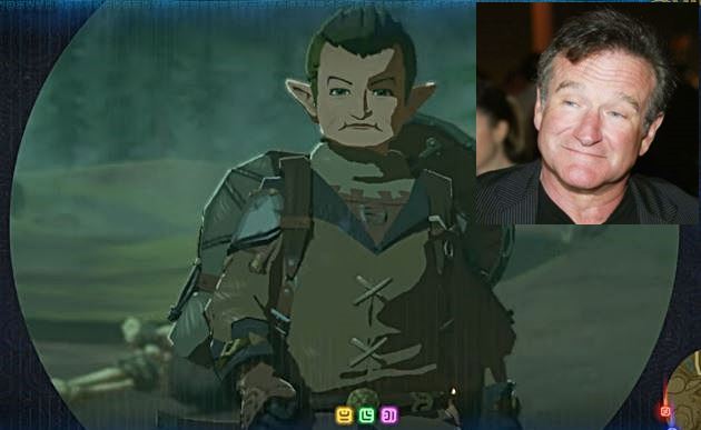 พบตัวละครหน้าคล้ายนักแสดงดัง Robin Williams ในเกม Zelda: Breath of the Wild