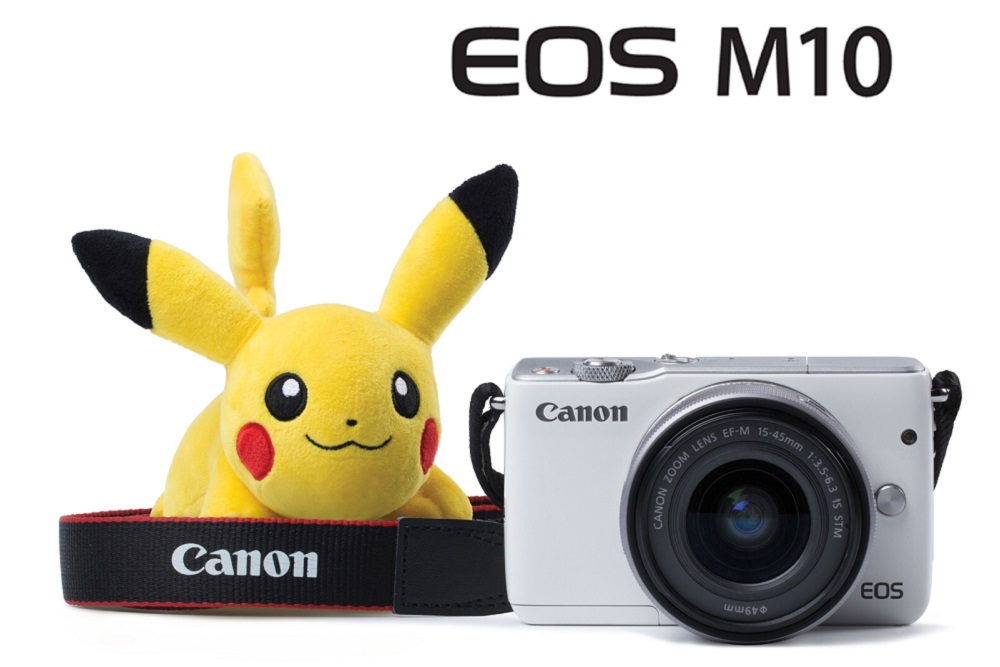 บ็อกซ์เซ็ตใหม่มาแล้ว!! แคนนอน EOS M10 พร้อมที่รัดสายคล้องคอ “ปิกาจู”