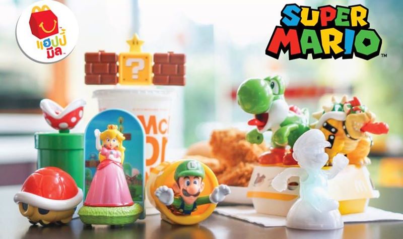 McDonalds ไทย เปิดตัวของเล่นจากเกม Super Mario ครบชุด