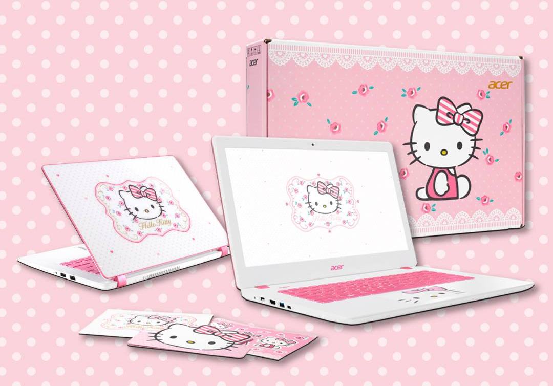 Acer Aspire V3 รุ่นพิเศษลาย Hello Kitty พร้อมขายในไทยจำกัดแค่ 300 เครื่อง!