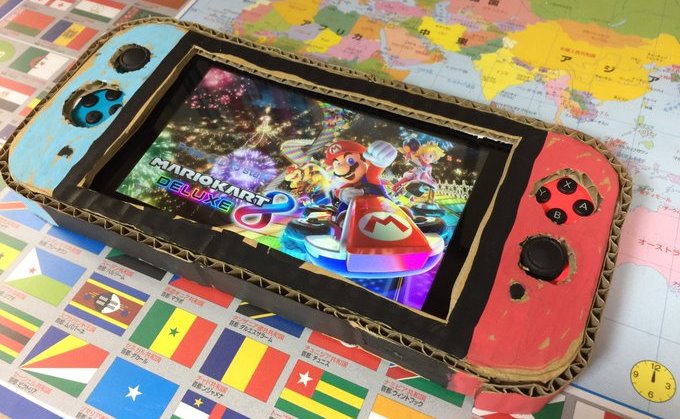 คุณพ่อเซอร์ไพรส์ ลูกชายที่สร้าง Nintendo Switch จากกระดาษ ด้วยเครื่องของจริง !!