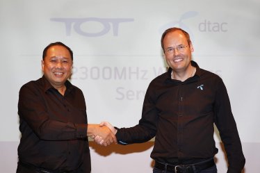 ทีโอทีและดีแทค นำบริการ 4G LTE-TDD บนคลื่น 2300 MHz ให้คนดิจิทัลใช้เป็นครั้งแรกในไทย