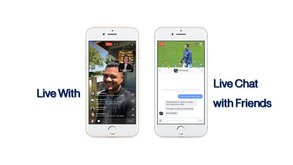 Facebook เปิดตัวสองฟีเจอร์ใหม่ ให้คุณไลฟ์และแชทไปพร้อมกับเพื่อนของเราได้