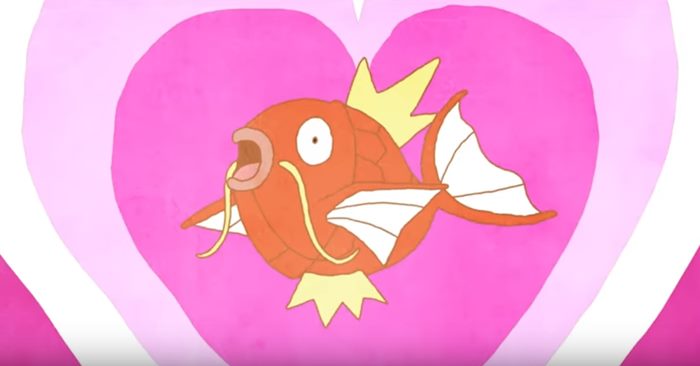 Pokemon Company แต่งเพลงให้ Magikarp โปเกมอนที่อ่อนแอที่สุด (ร่างแรก)