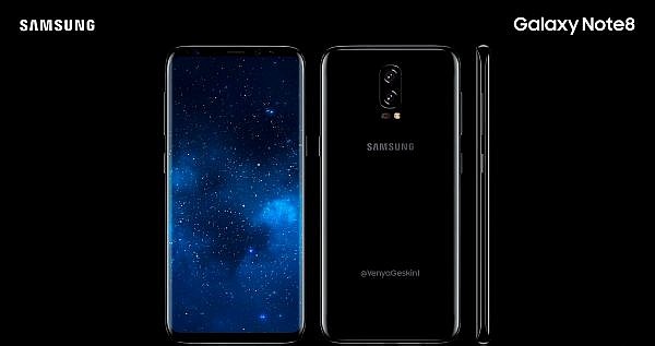 Samsung เปิดเผย Galaxy Note 8 จะไม่มีเซ็นเซอร์สแกนนิ้วมือในกระจกหน้าจอ