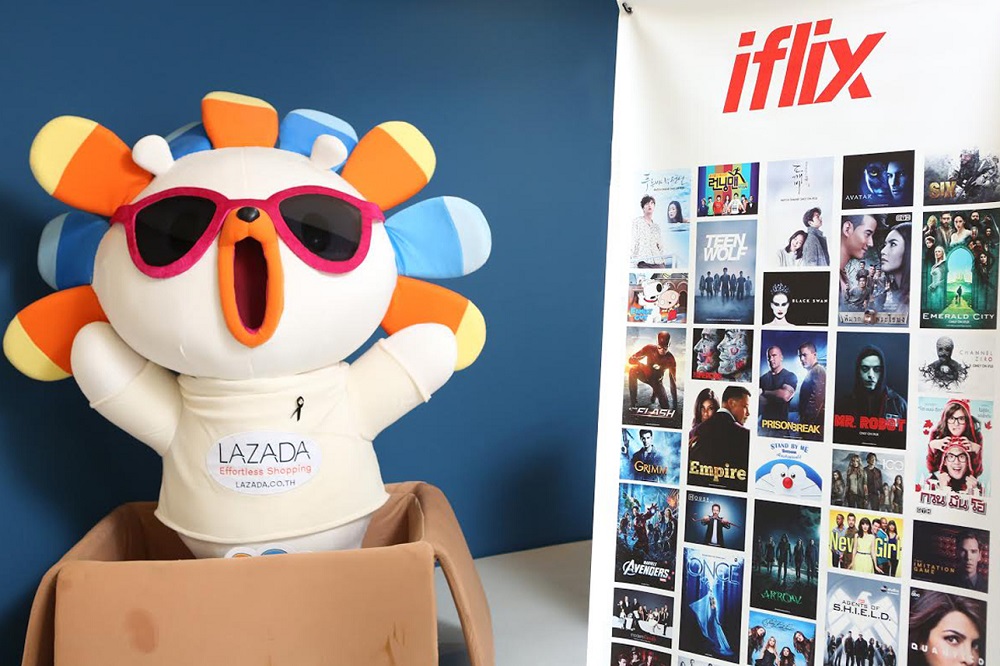 Lazada ร่วมมือ iflix นำความบันเทิงสู่ตลาดอีคอมเมิร์ซ