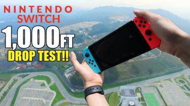 มาดูการทดสอบ Nintendo Switch แบบสุดโหดด้วยการโยนจากที่สูง 1,000 ฟุต !!