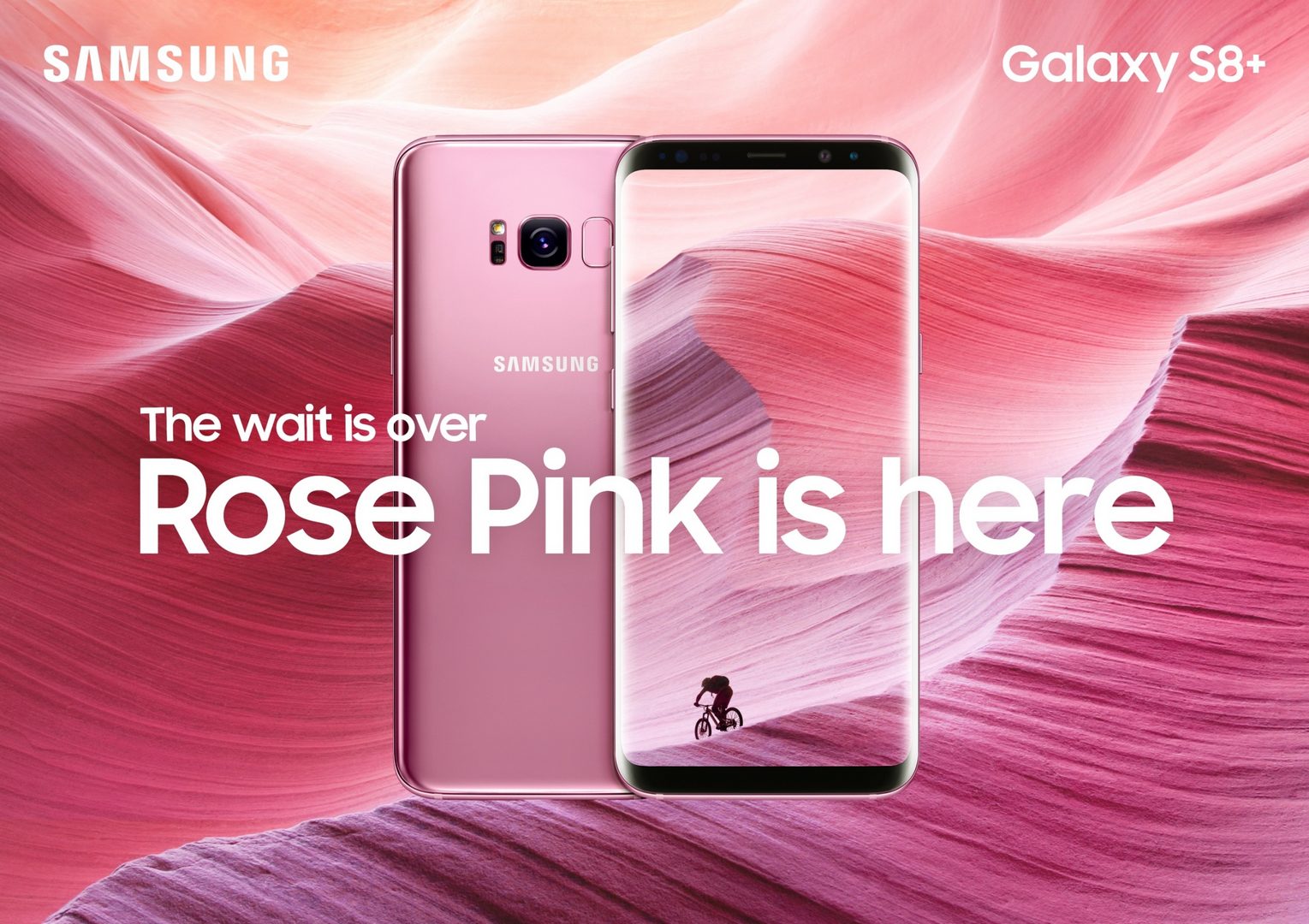 Samsung เปิดตัว Galaxy S8+ สีจมปูว์ (ชมพู Rose Pink) ในไทยแล้ว