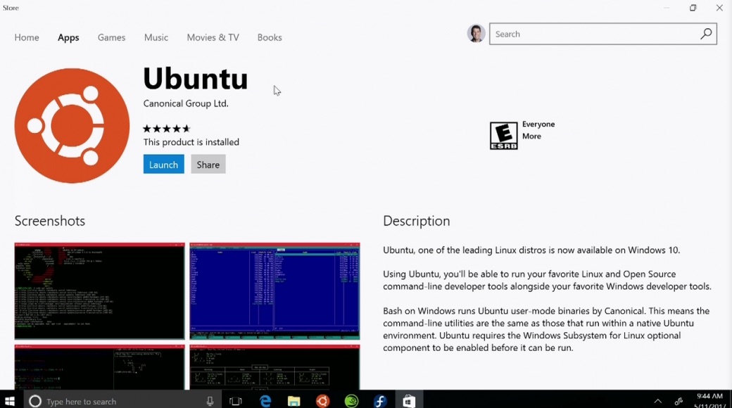 Ubuntu พร้อมให้ดาวน์โหลดบน Windows Store แล้ว