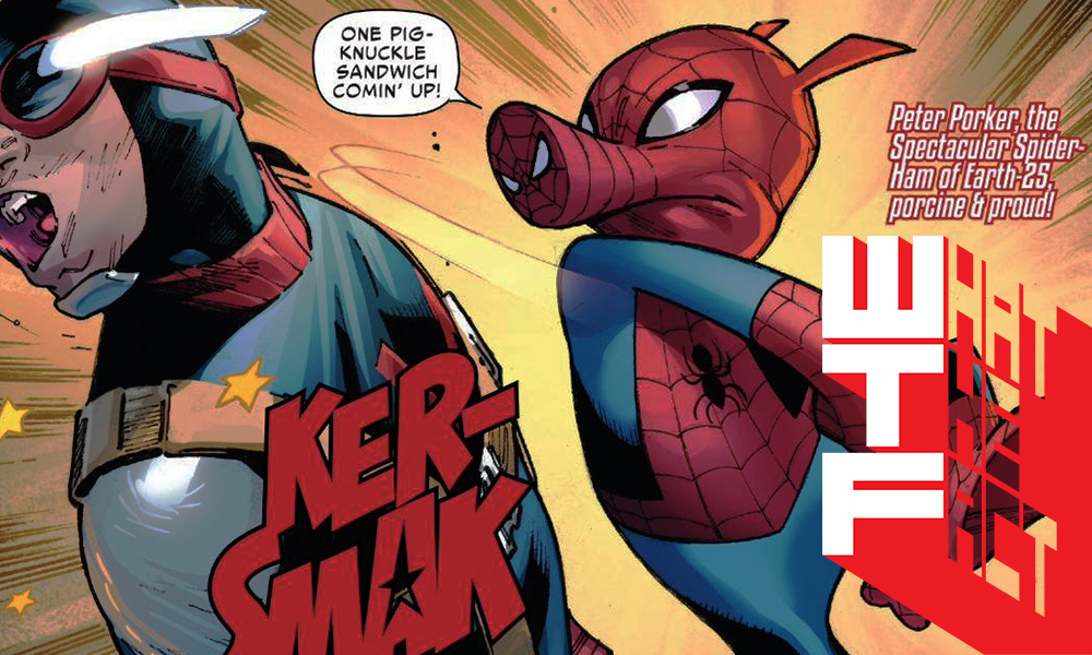 Spider Ham เมื่อหมูมีพลังของไอ้แมงมุม Comic Marvel