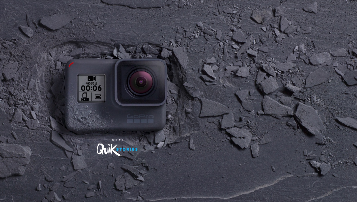 เปิดตัว GoPro HERO6 Black ถ่าย 4K 60 fps ราคา 18,500 บาท