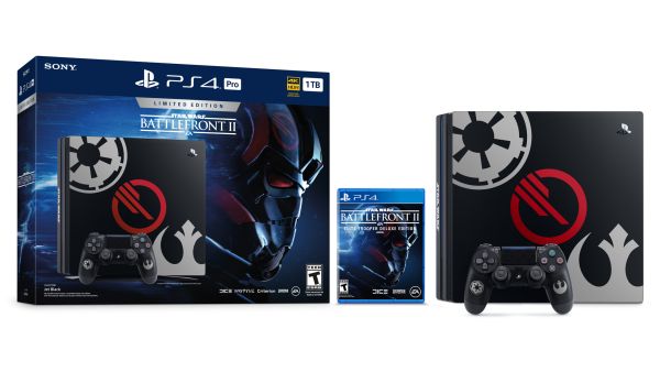 เปิดตัวเครื่อง PS4 , PS4 Pro ชุดพิเศษ ลายจากเกม Star Wars Battlefront 2