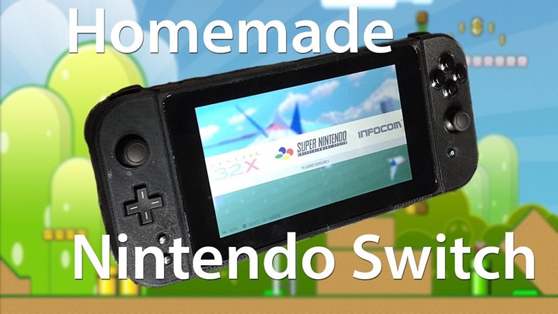ไม่ง้อนินเทนโด หนุ่มหัวใสสร้าง เครื่องเกมคล้าย Nintendo Switch ไว้เล่นเอง