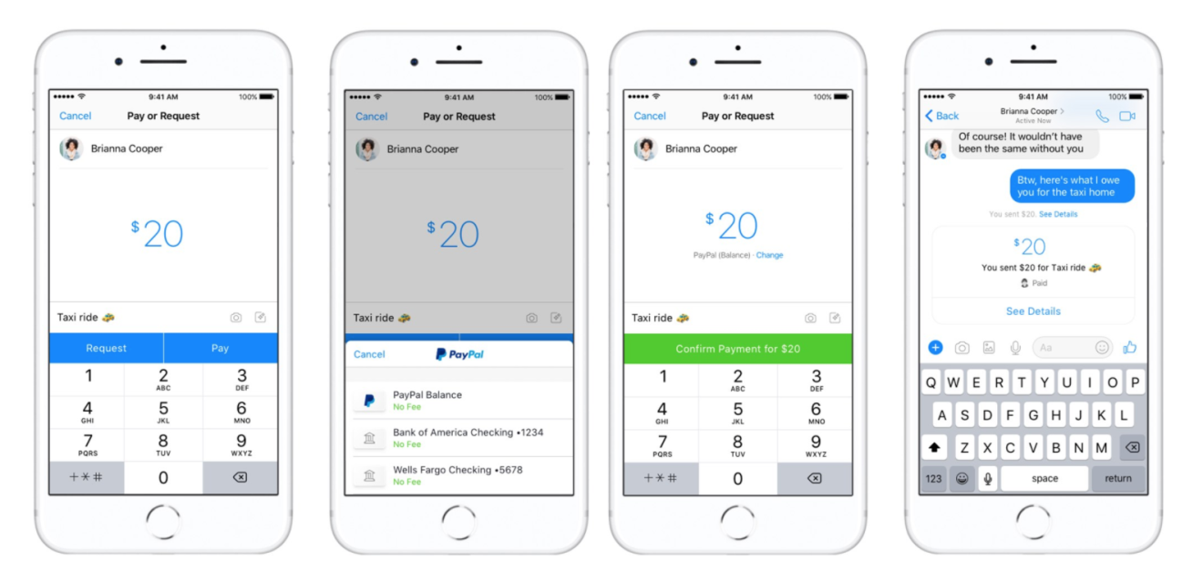 Facebook Messenger รองรับการโอนเงินผ่าน PayPal แล้ว