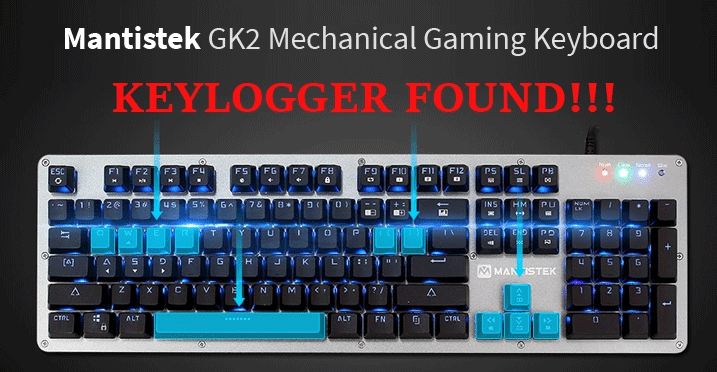 ระวัง! ซื้อคีย์บอร์ดแถมมัลแวร์ พบ Mantistek GK2 ดักการพิมพ์ส่งขึ้นเน็ต (แต่ยังไม่ใช่ Keylogger)