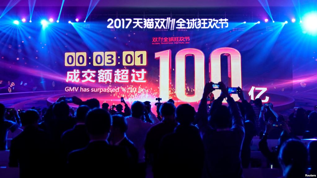 แค่ 2 ชั่วโมง Alibaba ทำเงินไปถึง “1.2 หมื่นล้านเหรียญ” ในวันช้อปปิ้งออนไลน์แห่งชาติของจีน
