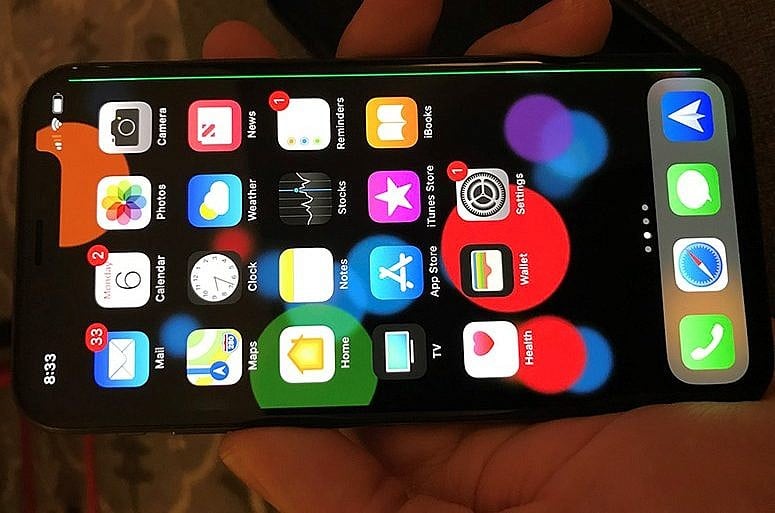 พบปัญหาหน้าจอ iPhone X บางเครื่อง มีเส้นสีเขียวปรากฏเด่นชัด และยังไม่มีวิธีแก้ไข