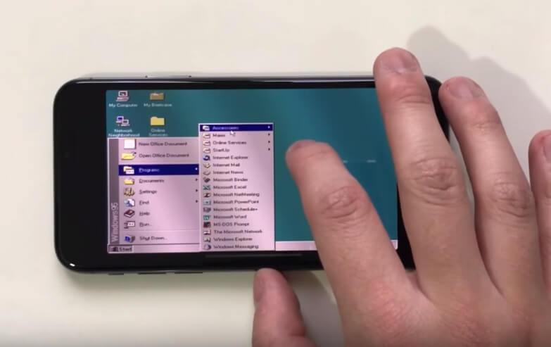 แฮกเกอร์ติดตั้ง Windows 95 ลงบน iPhone X สำเร็จ แถมใช้งานได้ราบรื่นด้วย