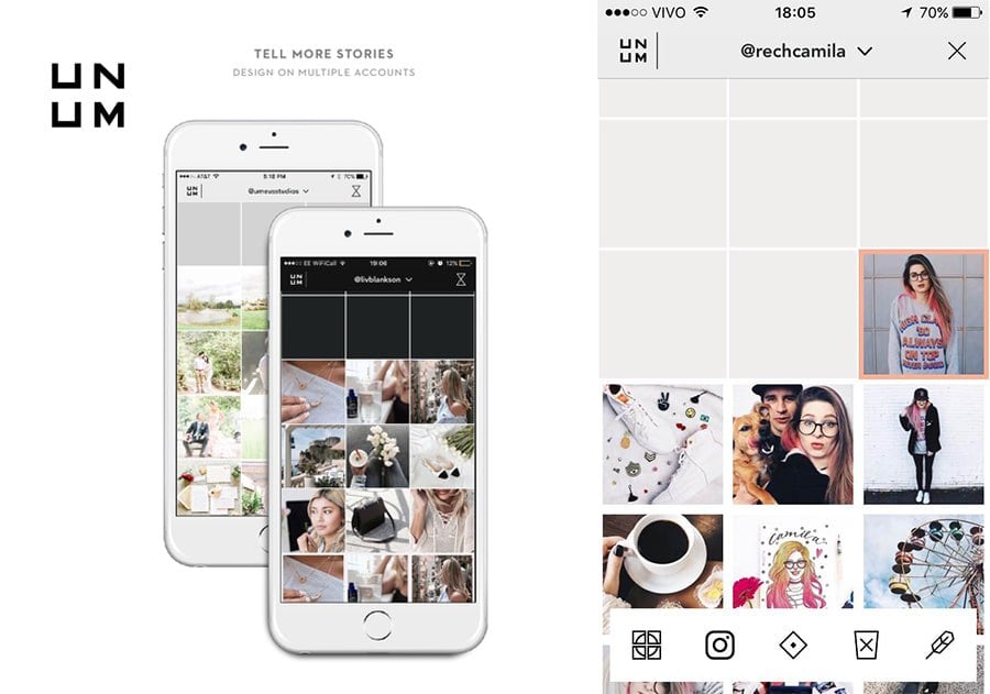 มาคุมโทน Instagram ของคุณ ให้สวยและเป็นระเบียบด้วยแอป “UNUM” กันเถอะ!