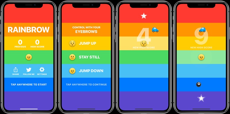 เปิดตัวเกมบน iPhone X ที่ใช้ คิ้ว เพื่อบังคับตัวละครในเกม