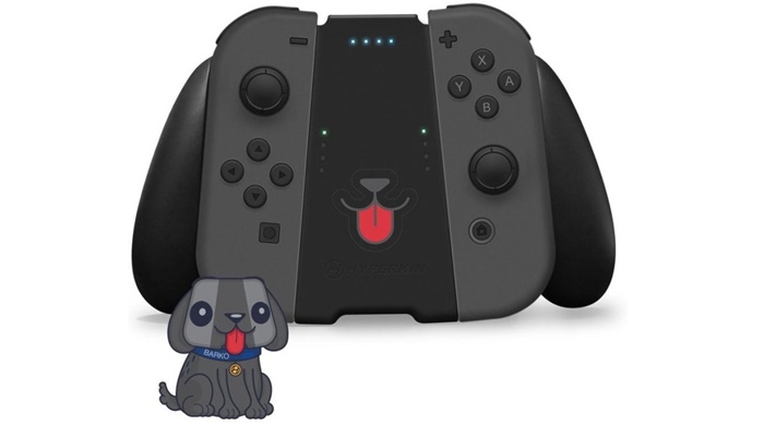 เปิดตัว Joy-con Grip (Nintendo Switch) รูปหน้าน้องหมาสุดน่ารัก