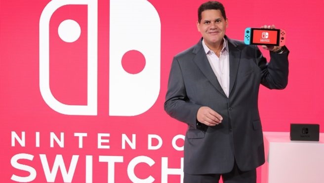 at the Nintendo Switch Preview Event on January 13, 2017 in New York City.