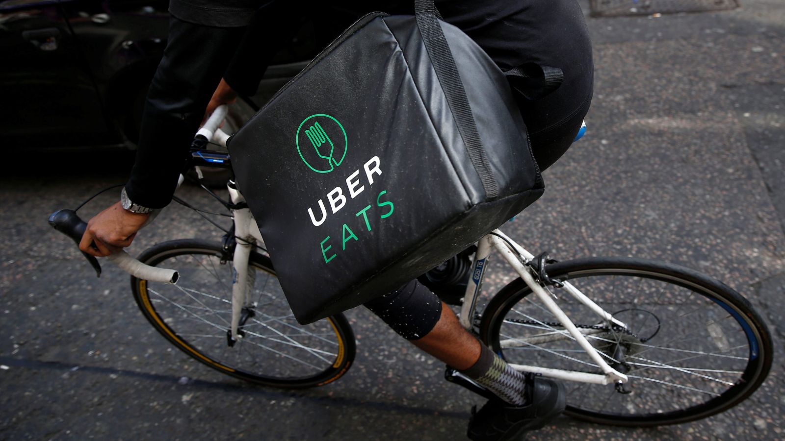 deliver with uber eats bike