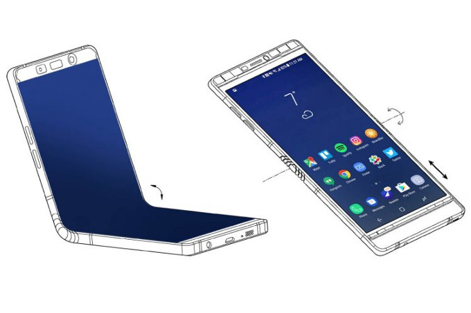 CES 2018 : Samsung ซุ่มเปิดตัว Galaxy X (สมาร์ทโฟนหน้าจอพับได้) รุ่นต้นแบบ