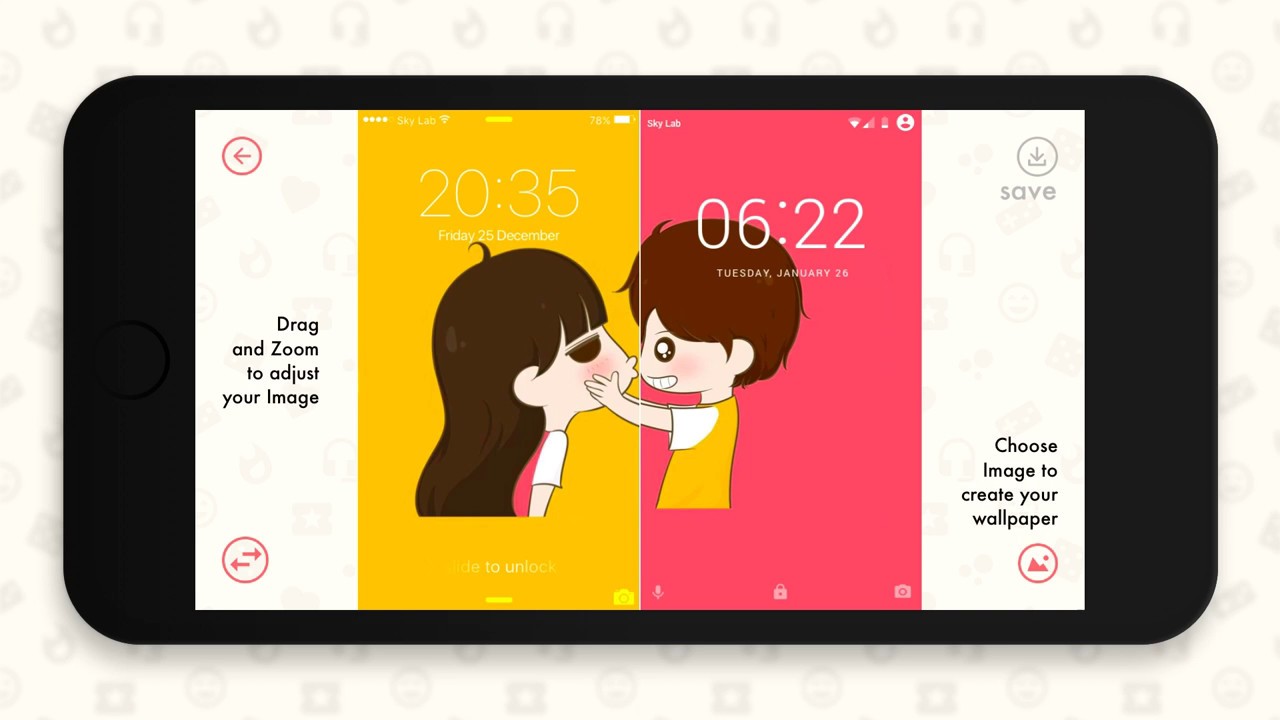 มาทำวอลเปเปอร์คู่รักกับแฟนด้วยแอป “Couple Wallpaper” กันเถอะ!!