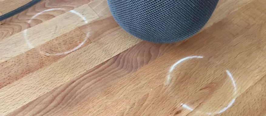 ระวัง! HomePod อาจทำให้โต๊ะไม้เป็นรอย