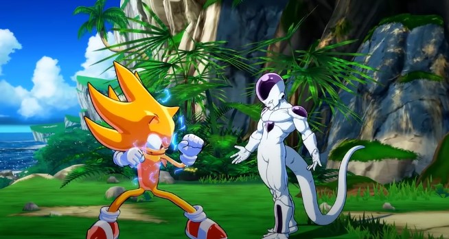 ชมคลิป เม่นสายฟ้า Sonic ปะทะ Frieza ในเกม Dragon Ball FighterZ