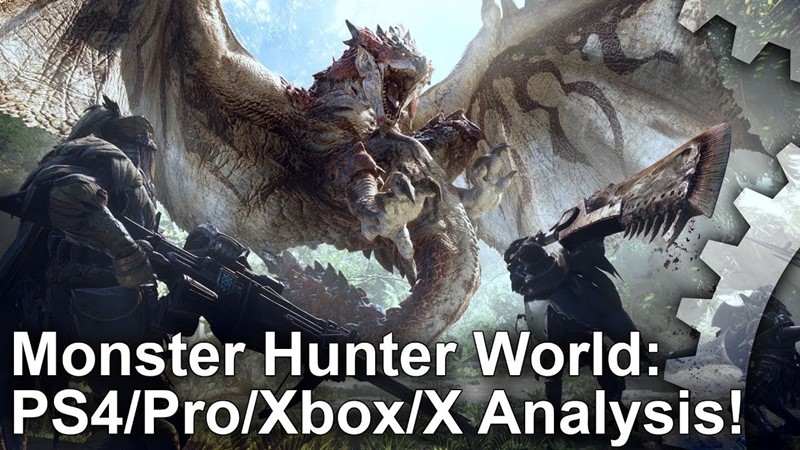 เทียบกันชัดๆกราฟิกในเกม Monster Hunter World บน PS4 และ XboxOne