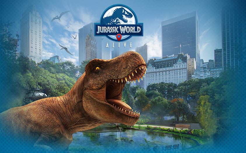 Universal เปิดตัวเกม AR ใหม่ภายใต้ชื่อ Jurassic World Alive