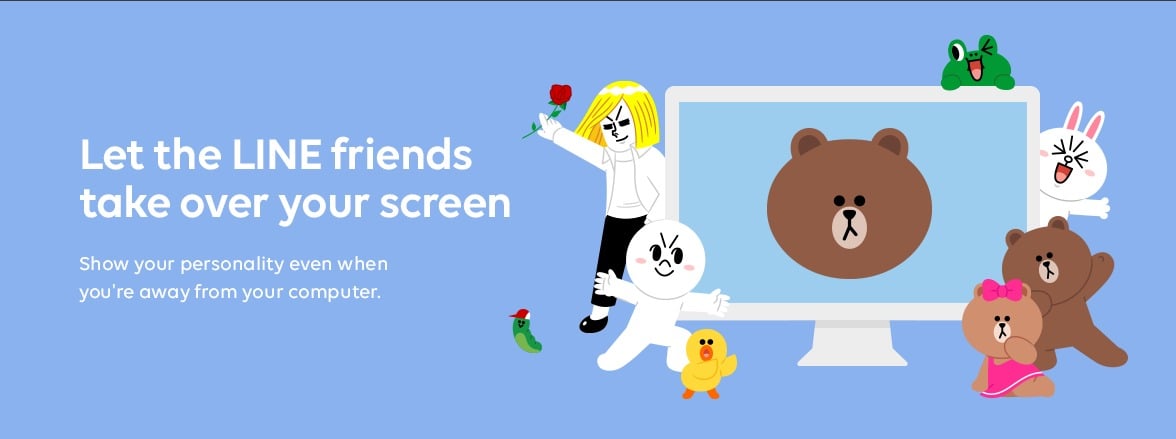 LINE ใจดี เปิดให้ดาวน์โหลด Screensaver ภาพพักหน้าจอคอมฯสุดน่ารักฟรี!!