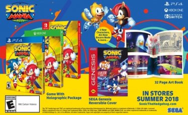 SEGA เปิดตัวการ์ตูน Sonic เกม Sonic Mania Plus และเกม Sonic แข่งรถภาคใหม่