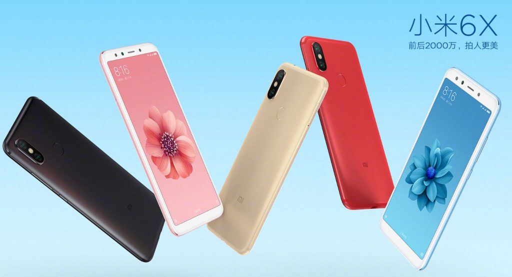 Xiaomi Mi 6X: สมาร์ทโฟนรุ่นแรกจาก Xiaomi ที่มีสีให้เลือกถึง 5 สี!