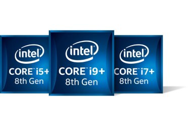 Intel announced in April 2018 that consumers will begin to see a new platform extension with Intel Core i5+, i7+ and i9+ badges on select systems. The new naming structure indicates a device that has the combination of Intel Core performance with the acceleration of Intel Optane memory. (Credit: Intel Corporation)