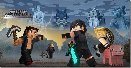 ตัวละครในเกม Final Fantasy 15 จะมาโผล่ในเกม Minecraft