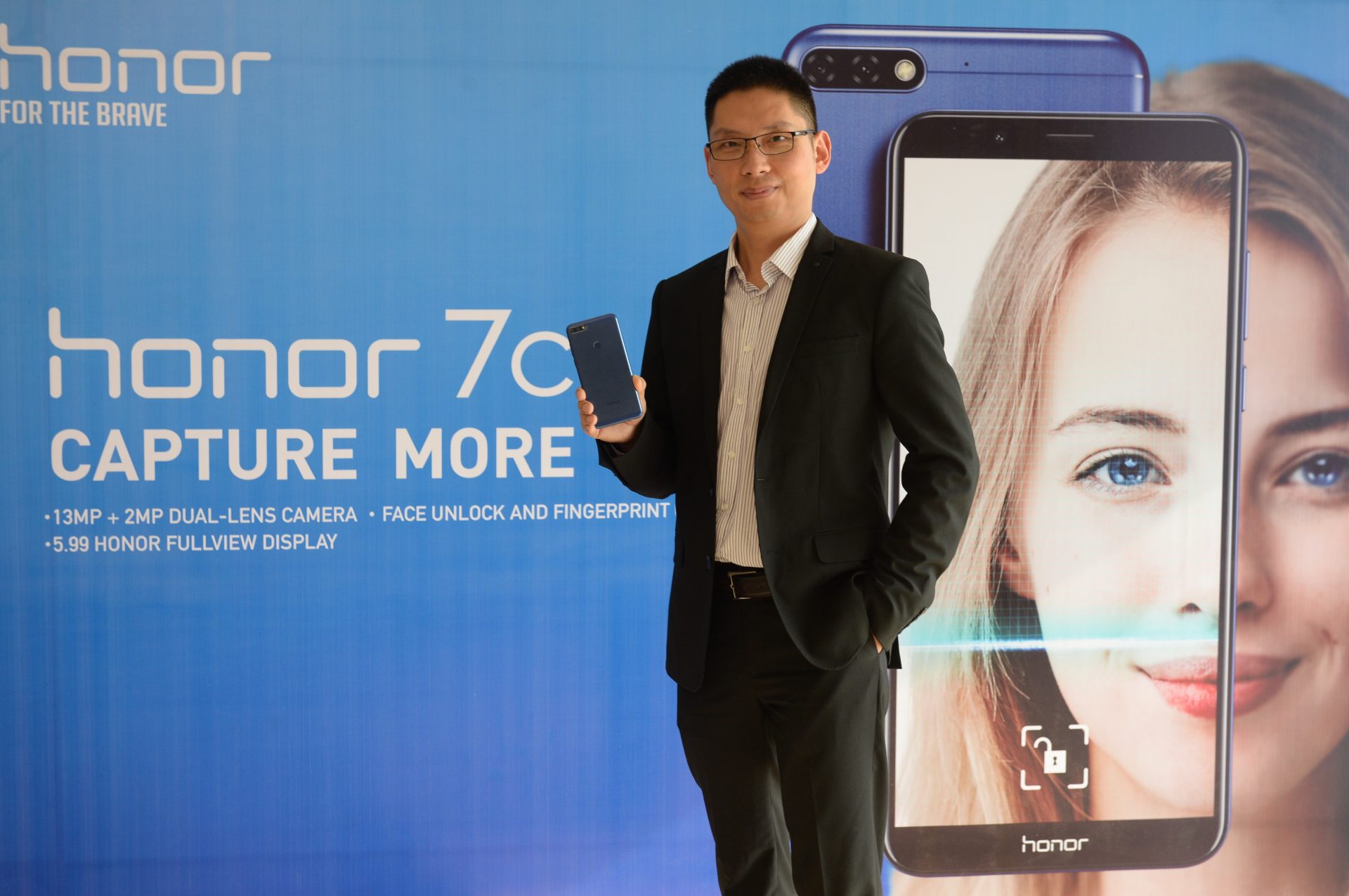 Honor เตรียมจำหน่ายสมาร์ทโฟนกล้องเลนส์คู่ ปลดล็อกหน้าจอด้วยใบหน้า “Honor 7C” ในราคาที่ต่ำกว่า 5,000 บาท!