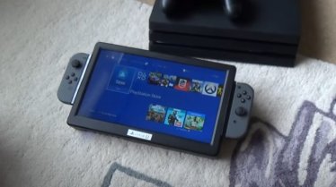 ชมการเล่น PS4 ในโหมดพกพาด้วยจอย Nintendo Switch !!