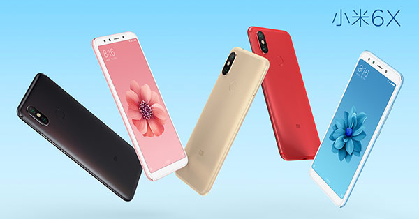 เผยราคา Xiaomi Mi 6X สมาร์ทโฟนกล้องคู่ เซลฟี่เทพ ราคาไม่ถึงหมื่น!!