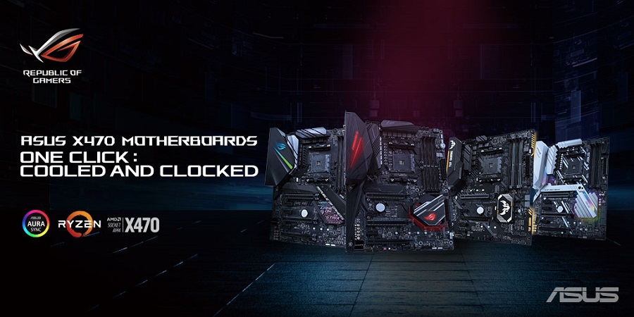 ASUS เปิดตัวเมนบอร์ดรุ่นใหม่ จากค่าย AMD ใน Series X470
