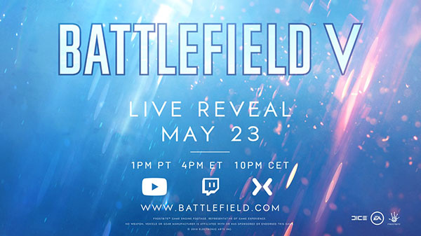 EA ประกาศเปิดตัวเกม Battlefield V วันที่ 23 พฤษภาคม นี้