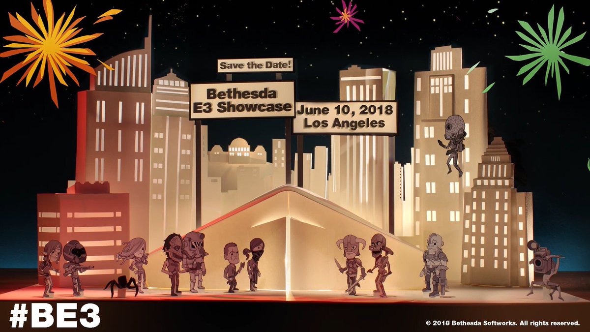 ค่ายเกม Bethesda จะมีโชว์ที่ยาวที่สุดในงาน  E3 2018