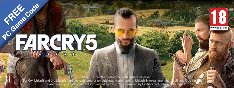 “PlextorZ” เอาใจคอเกม จัดแคมเปญแจกฟรีรหัสเกม “Far Cry 5” เวอร์ชัน PC