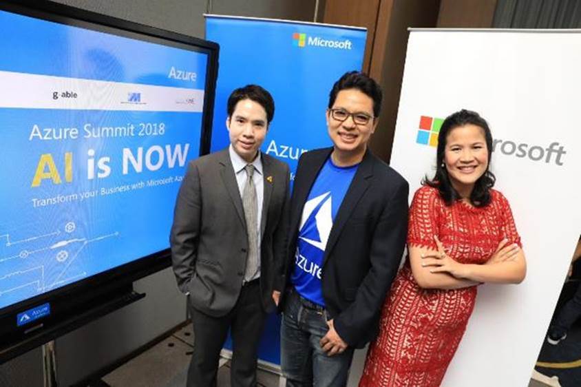 Microsoft พร้อมช่วยขับเคลื่อนประเทศไทยด้วยเทคโนโลยี AI อัจฉริยะบน Platform Azure