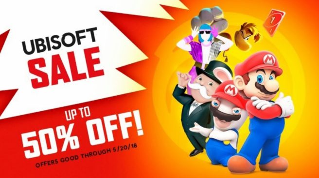 ค่าย UbiSoft ลดราคาเกมบน Nintendo Switch สูงสุด 50%